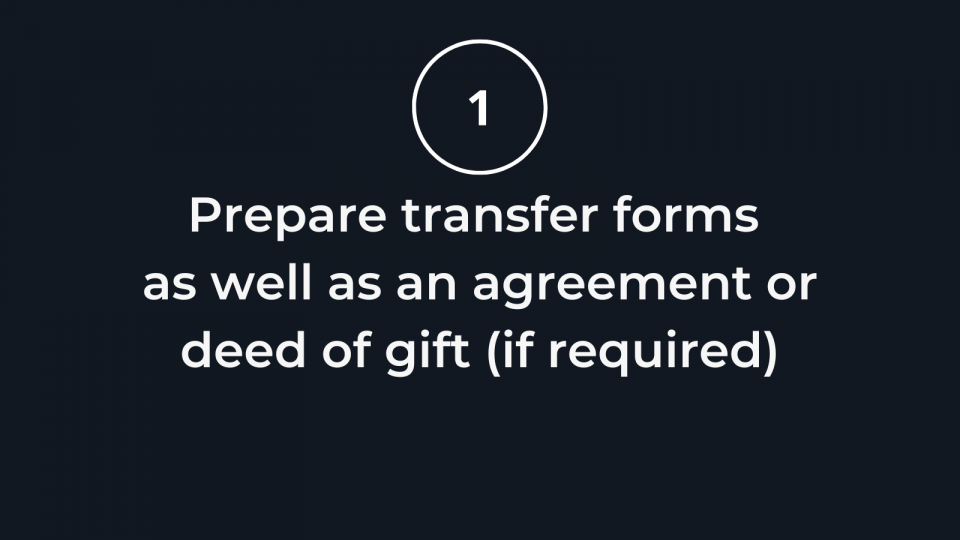 Transfer steps